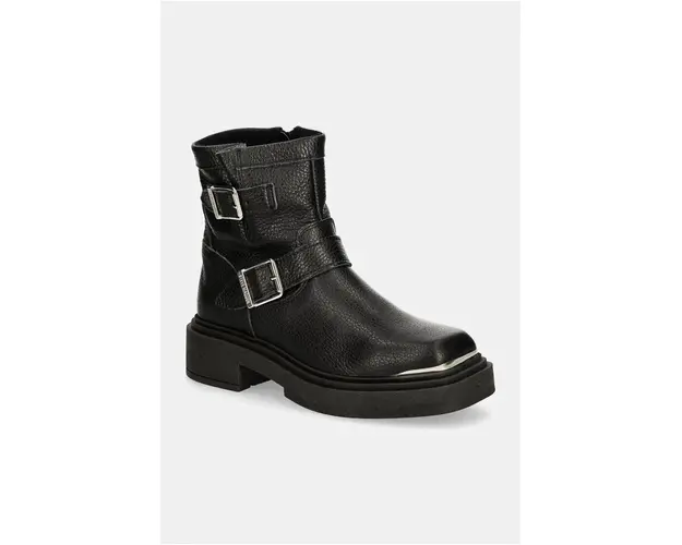 Steve Madden cizme de piele Choice femei, culoarea negru, cu platforma, izolare usoara, SM11003227