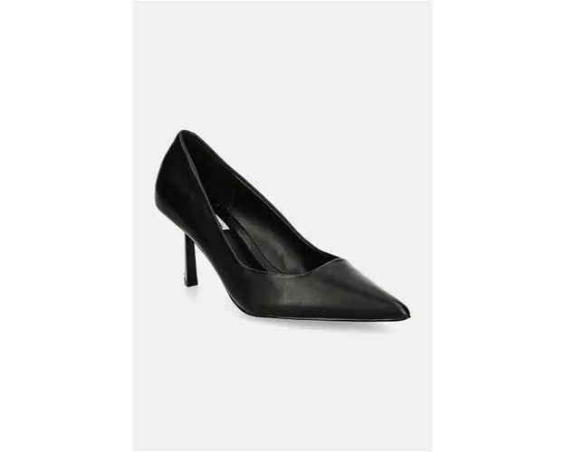 Steve Madden stilettos de piele Vivion culoarea negru, SM11003291