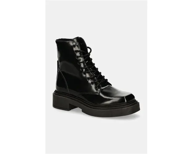 Steve Madden bocanci Chiney femei, culoarea negru, cu platforma, SM11003204
