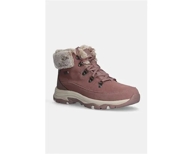Skechers cizme de iarna TREGO SNOW WORRIES culoarea roz, 167882