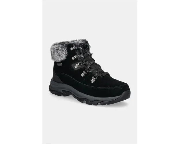 Skechers cizme de iarna TREGO SNOW WORRIES culoarea negru, 167882