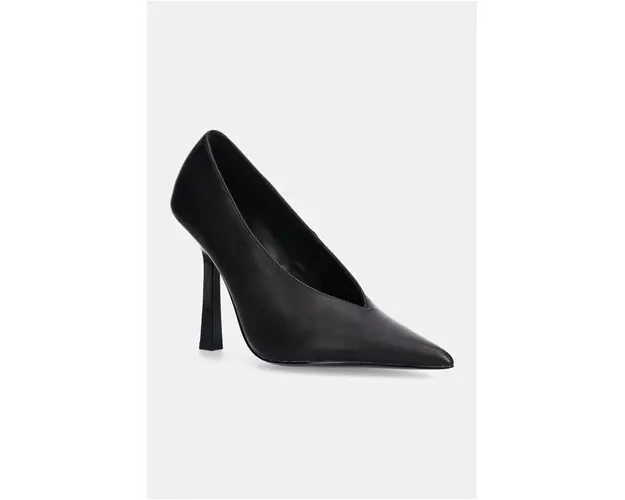 Steve Madden stilettos de piele Sedona culoarea negru, SM11003443
