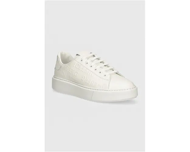 Iceberg sneakers din piele Bozeman culoarea alb, ID211209