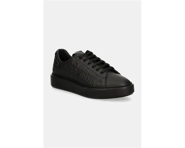 Iceberg sneakers din piele Bozeman culoarea negru, ID211208