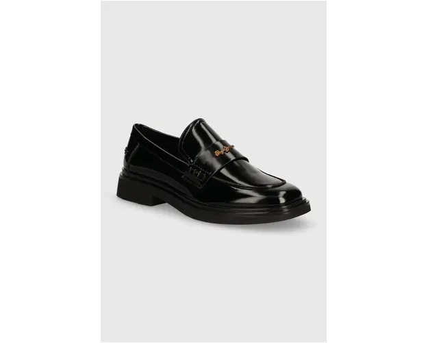 Pepe Jeans mocasini PLS10423 femei, culoarea negru, cu toc plat, PENNY STREET