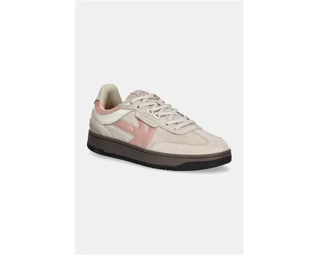 Kaotiko sneakers din piele intoarsa BOSTON VEGA culoarea bej, AP006-01-2700