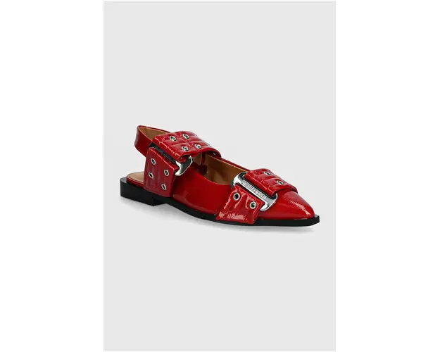 Steve Madden balerini Grand Ave culoarea rosu, cu toc deschis, SM11003257