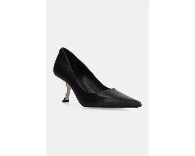 MICHAEL Michael Kors stilettos de piele Luna culoarea negru, 40F4LUMP3L.001