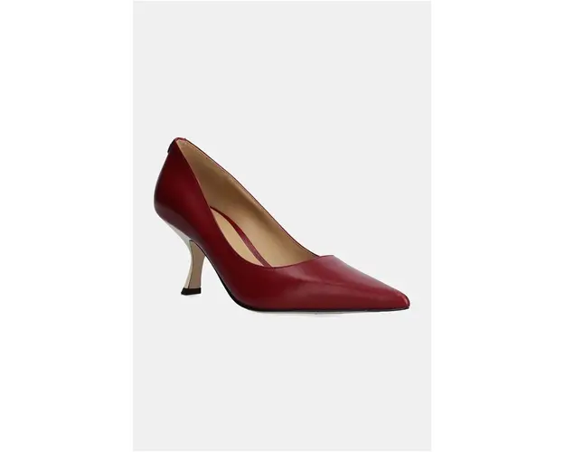 MICHAEL Michael Kors stilettos de piele Luna culoarea bordo, 40F4LUMP3L.609