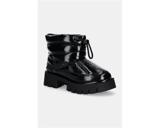 MICHAEL Michael Kors bocanci de piele Barton culoarea negru, 40F4BTFE5L.001