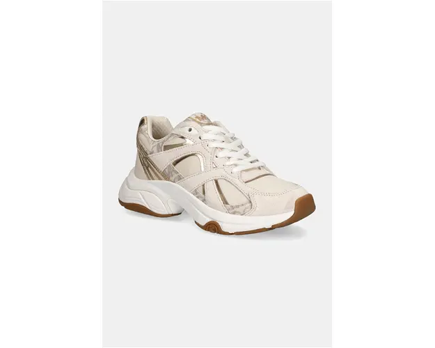MICHAEL Michael Kors sneakers Leo culoarea bej, 43F4LEFS5S.170