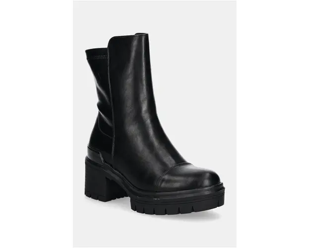 U.S. Polo Assn. botine HALEY femei, culoarea negru, cu toc drept, HALEY005W/DY1