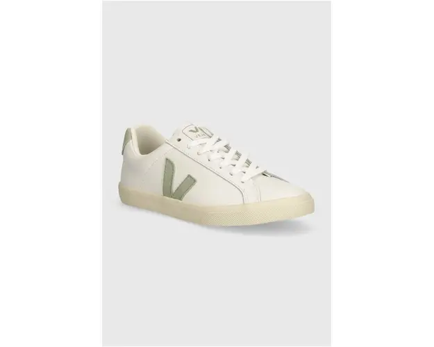 Veja sneakers din piele Esplar Logo culoarea alb, EO0203710A