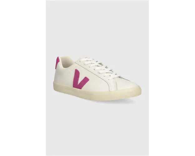 Veja sneakers din piele Esplar Logo culoarea alb, EO0203712A