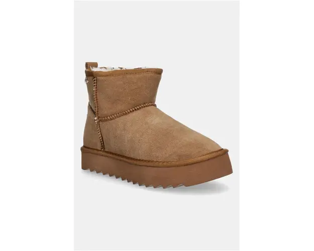 Mexx cizme de zapada din piele intoarsa HIGH JANE ORLEANS culoarea maro, MICH2000943W