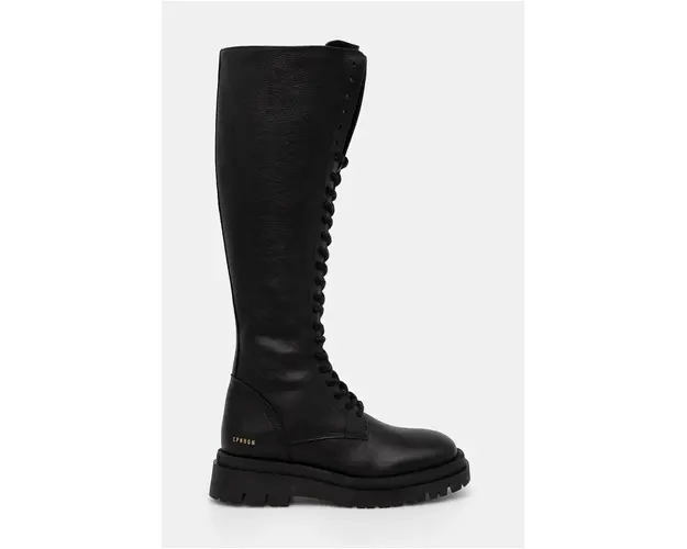 Copenhagen ghete de piele femei, culoarea negru, cu platforma, CPH1008