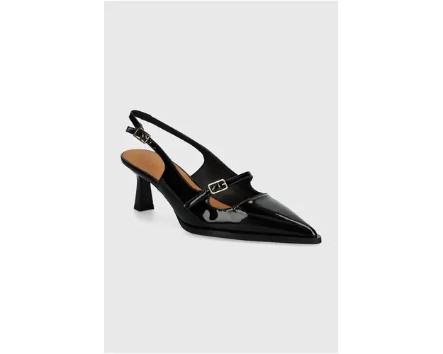 Billi Bi stilettos de piele culoarea negru, A7465