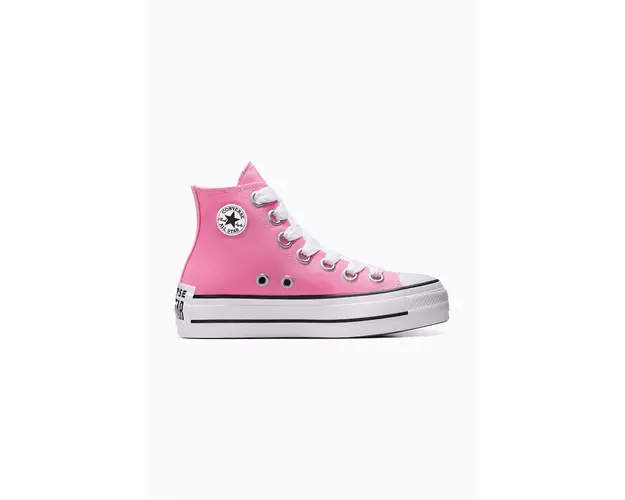 Converse tenisi Chuck Taylor All Star Lift femei, culoarea roz, A10423C