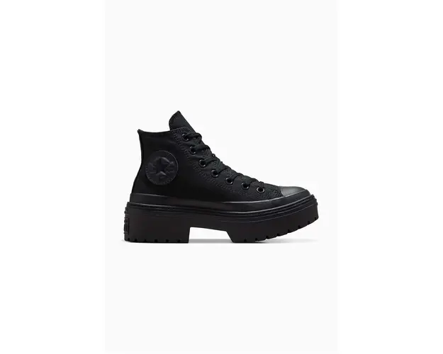 Converse tenisi Chuck Taylor All Star Lugged Heel femei, culoarea negru, A11635C