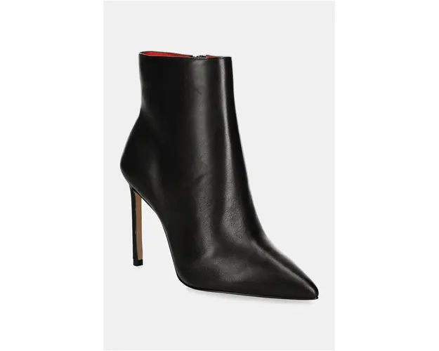 Aldo cizme de piele YIADER femei, culoarea negru, cu toc cui, 13659584 YIADER