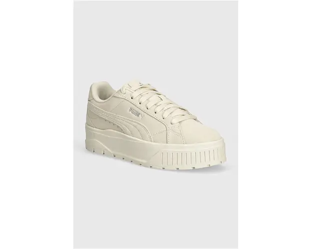 Puma sneakers din piele intoarsa Karmen II culoarea bej, 397457