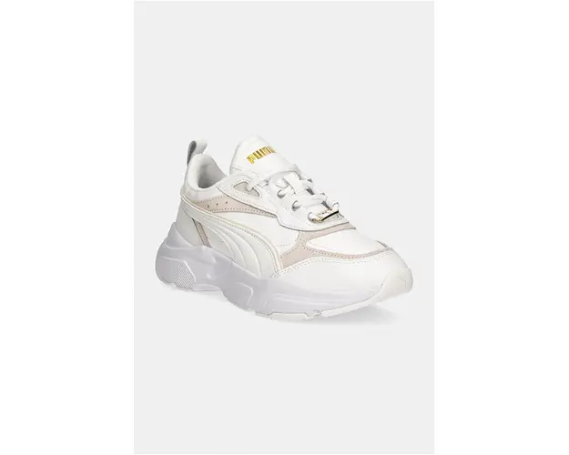 Puma sneakers Cassia Lux culoarea alb, 397837
