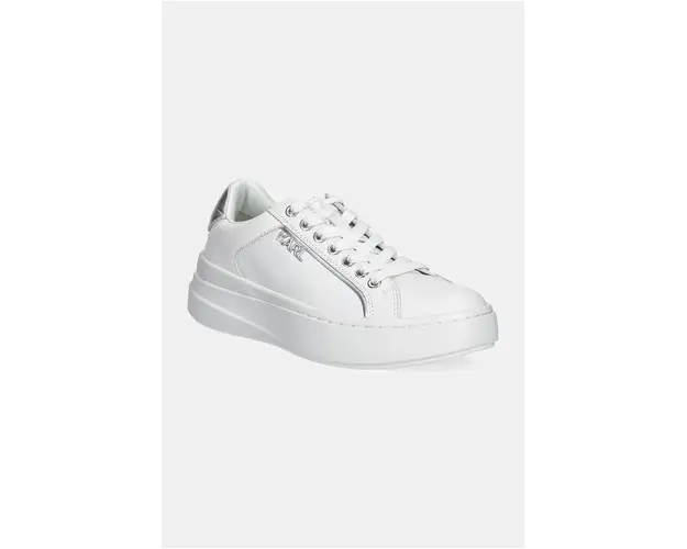 Karl Lagerfeld sneakers din piele KRONOS culoarea alb, KL64020