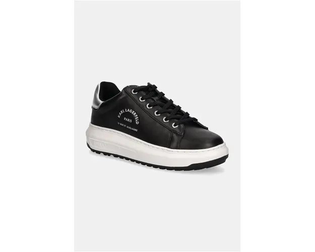 Karl Lagerfeld sneakers din piele KAPRI culoarea negru, KL67538