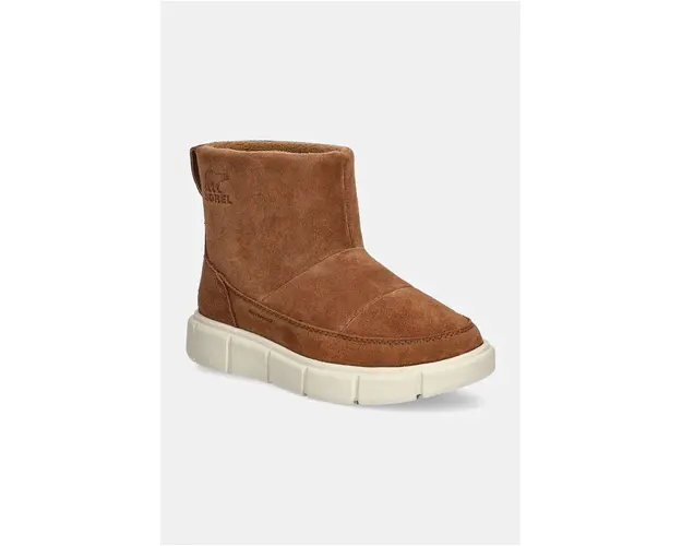 Sorel cizme de zapada din piele intoarsa SOREL EXPLORER III SLIP culoarea maro, 2077971242