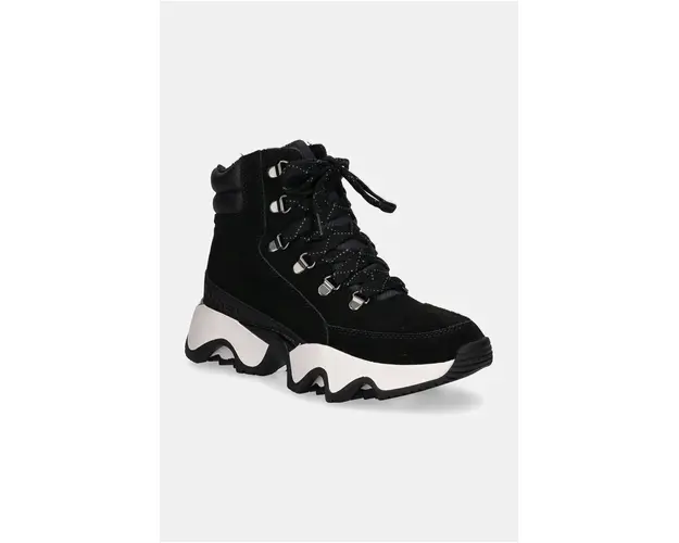 Sorel pantofi KINETIC IMPACT CONQUEST culoarea negru, cu toc plat, izolare usoara, 2088281010
