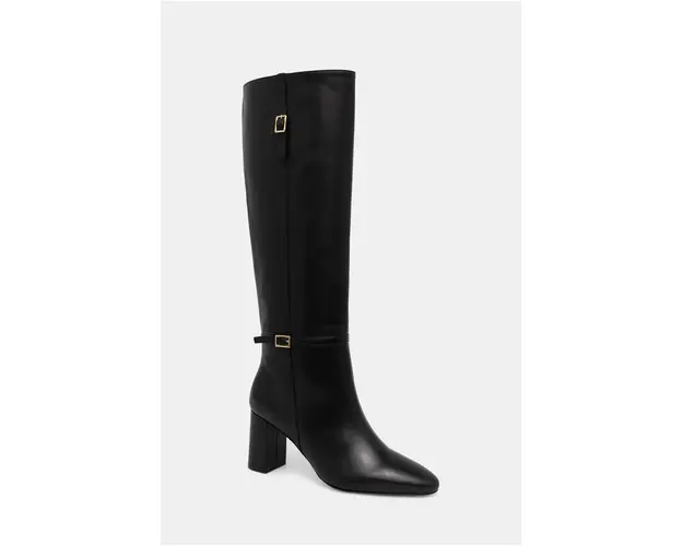 Alohas cizme Sharon femei, culoarea negru, cu toc drept, S100422-01