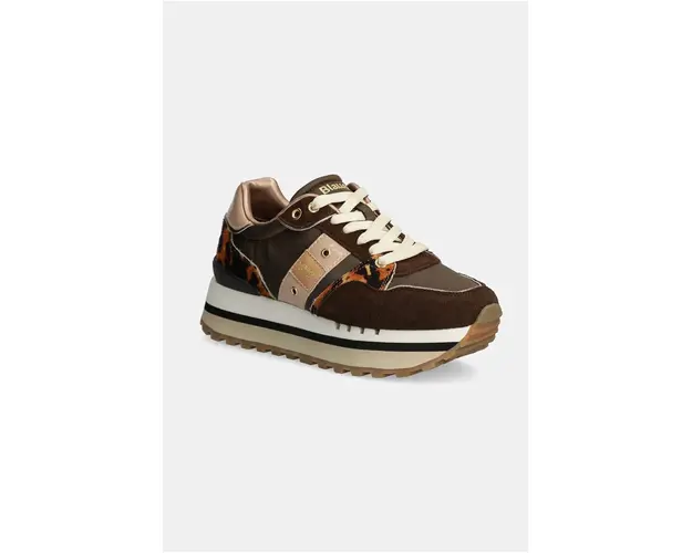 Blauer sneakers EPPS culoarea maro, F4EPPS01.LEN