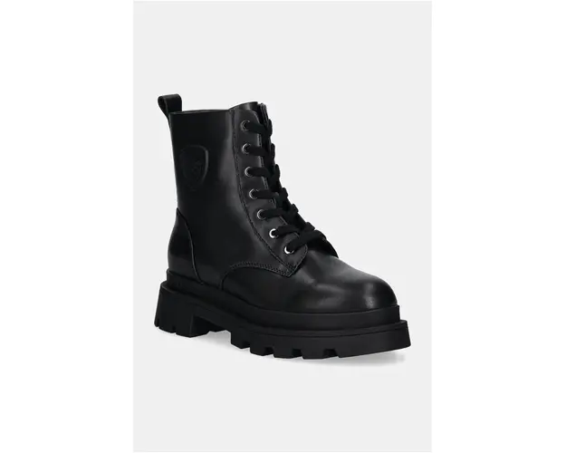 Blauer bocanci KIMMEL femei, culoarea negru, cu platforma, F4KIMMEL04.LEP