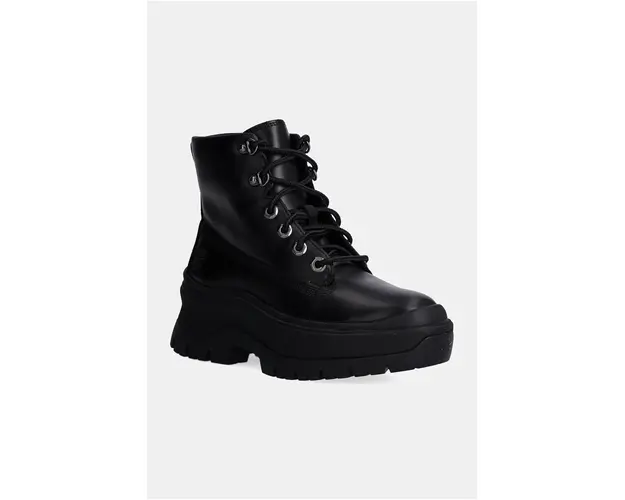Timberland cizme de piele Roxie Lane femei, culoarea negru, cu platforma, TB0A295JW021