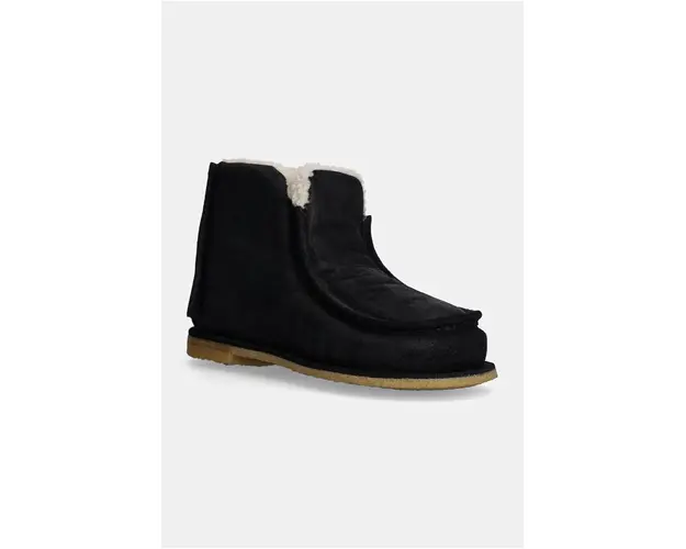 JW Anderson cizme de zapada din piele intoarsa Ankle Boot femei, culoarea negru, ANW43065A