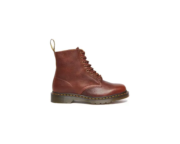 Dr. Martens bocanci de piele 1460 Pascal Ambassador culoarea maro, cu toc plat, DM31976253