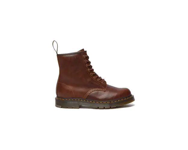 Dr. Martens bocanci de piele 1460 SR culoarea maro, cu toc plat, DM32010205