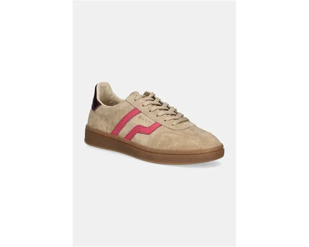 Gant sneakers din piele Cuzima culoarea bej, 29533960 G443