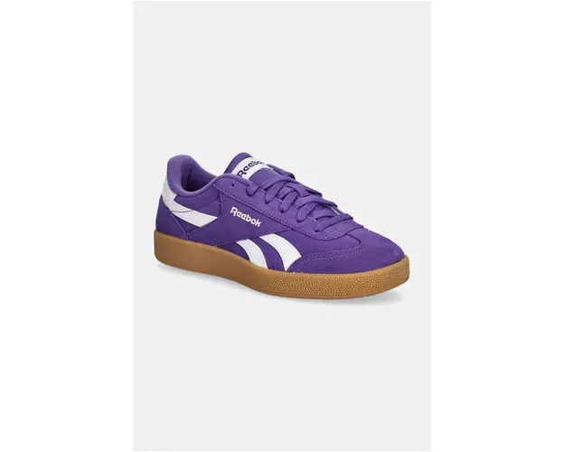 Reebok Classic sneakers din piele intoarsa REEBOK SMASH EDGE culoarea violet, 100216160