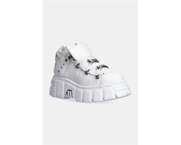 New Rock sneakers din piele Napa Blanca + Vacuno Blanco + Tower Blanco culoarea alb, M-106N-C27