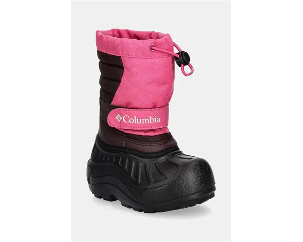 Columbia cizme de iarna copii POWDERBUG SNOWLITE culoarea roz, 2078922