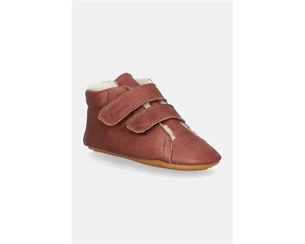 Froddo incaltaminte din piele pentru bebelusi PREWALKERS FURRY culoarea roz, G1130013