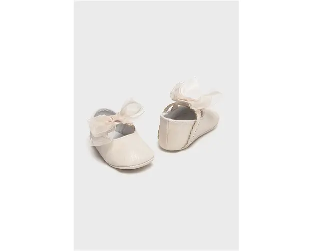 Mayoral Newborn pantofi pentru bebelusi culoarea bej, 9791