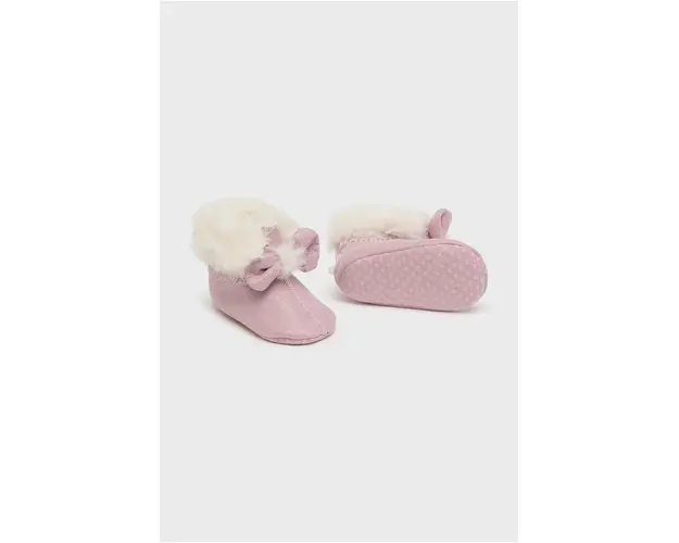Mayoral Newborn pantofi pentru bebelusi culoarea roz, 9793