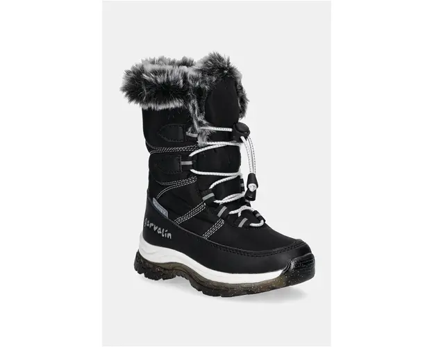 Garvalin cizme de iarna copii culoarea negru, 241852