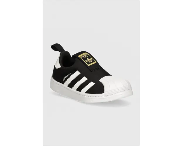 adidas Originals sneakers pentru copii SUPERSTAR 360 culoarea negru, GX3231