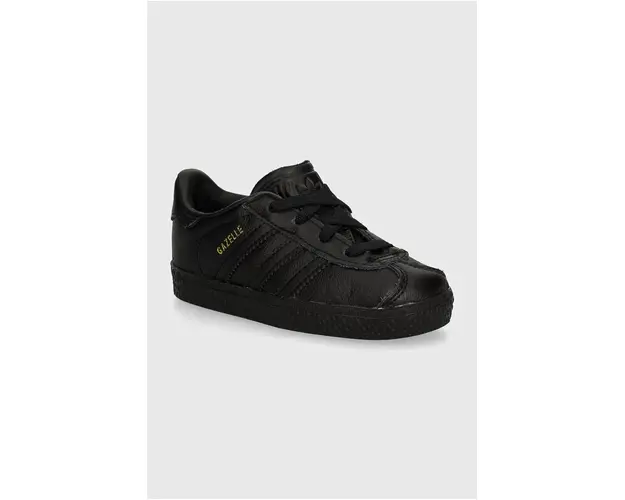 adidas Originals tenisi din piele copii GAZELLE CF EL culoarea negru, IH2972