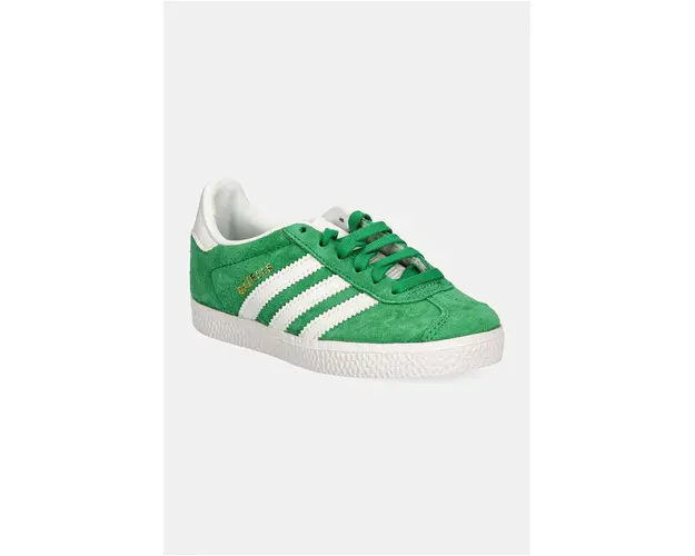 adidas Originals sneakers pentru copii GAZELLE C culoarea verde, IH9910