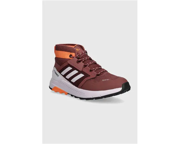 adidas TERREX pantofi copii TERREX TRAILMAKER MID R.RDY culoarea bordo, ID0925