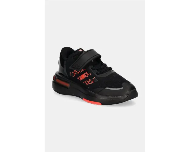 adidas sneakers pentru copii MARVEL SPIDEY Racer EL culoarea negru, ID5236